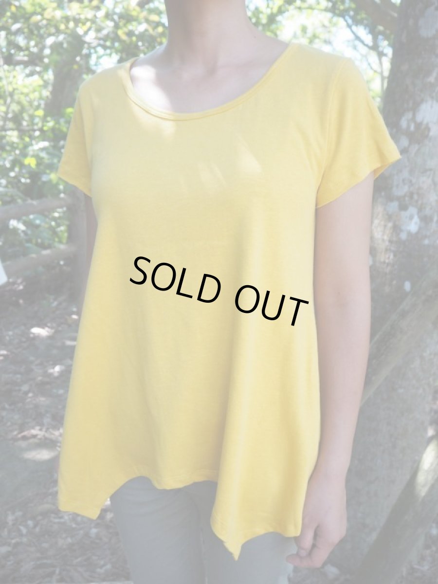 画像10: すみれアウトレットのみ　ラスト１！*＊Organic Cotton x Hemp アシンメトリーTシャツ ６colors -ukA original- (10)