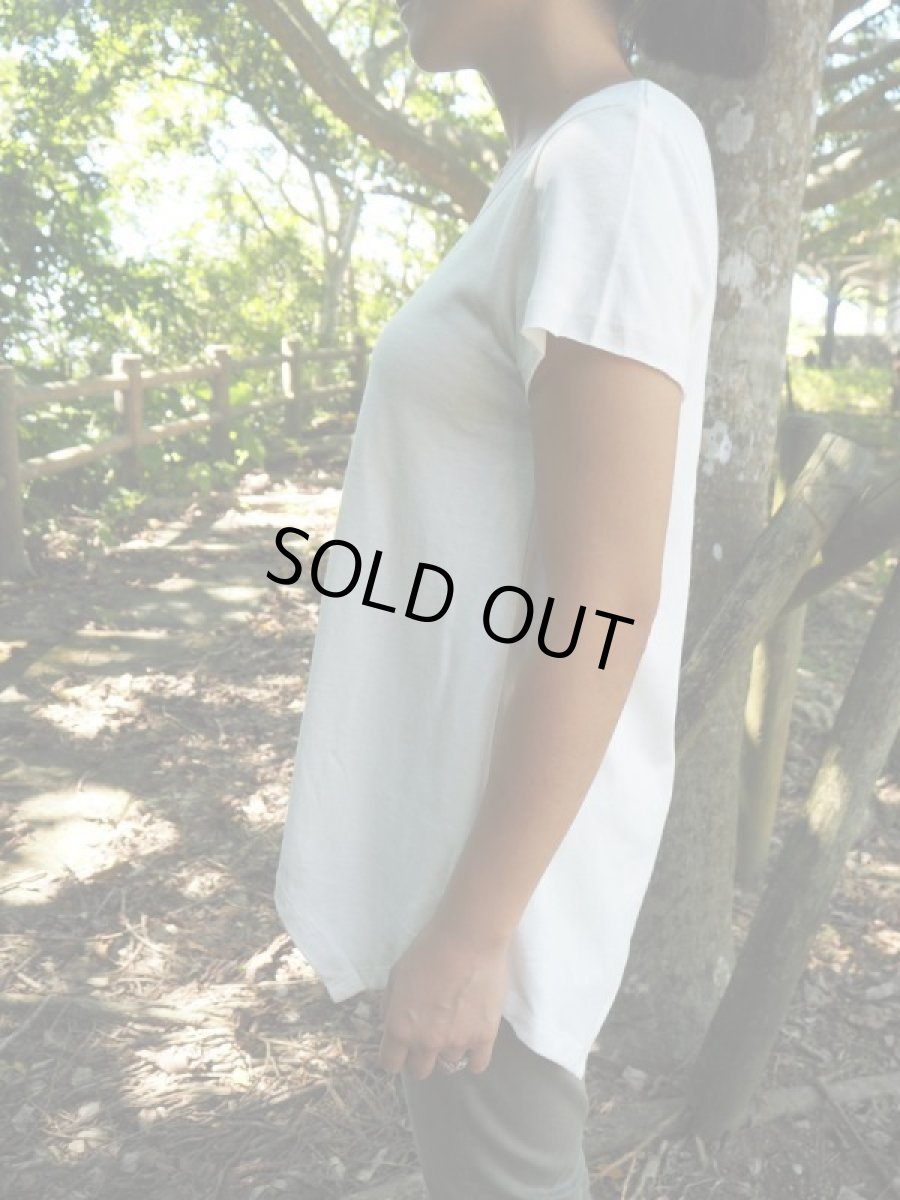 画像9: すみれアウトレットのみ　ラスト１！*＊Organic Cotton x Hemp アシンメトリーTシャツ ６colors -ukA original- (9)