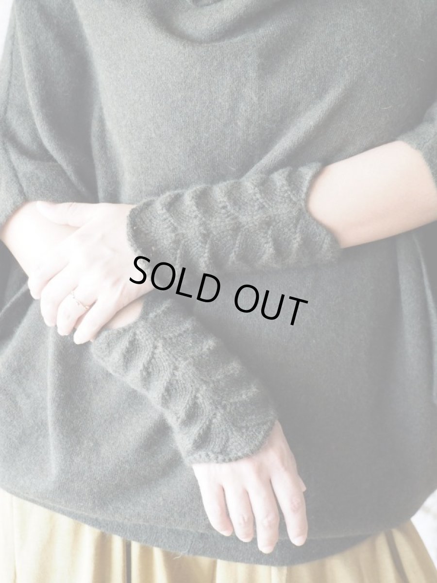 画像8: 在庫僅か！ライトオートミールのみ　40%OFF!! ＊カシミヤアームウォーマー　２サイズ２カラー　ukA オリジナル (8)