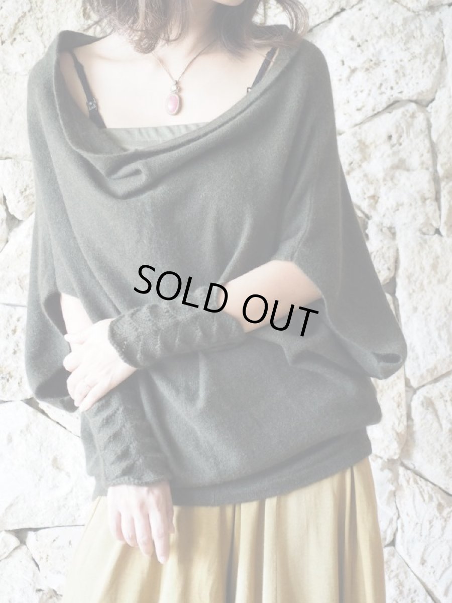 画像4: 在庫僅か！ライトオートミールのみ　40%OFF!! ＊カシミヤアームウォーマー　２サイズ２カラー　ukA オリジナル (4)