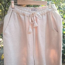 画像19: ユニセックス　ヘンプコットン　ゆったりヨギーパンツ　アマヤマ草庵【直送アイテム】 (19)