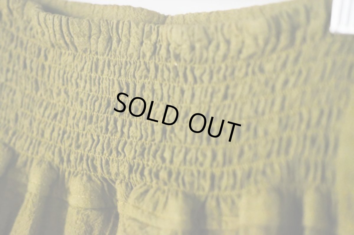 画像18: 10%OFF!! *＊Mサイズ抹茶１枚再入荷！ukA earth アシンメトリーヒラヒラパンツ- リネン×コットン - (18)