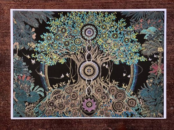 曼荼羅絵画 曼荼羅アート【TREE】 絵画 kitatik 通販 16954633｜Creema
