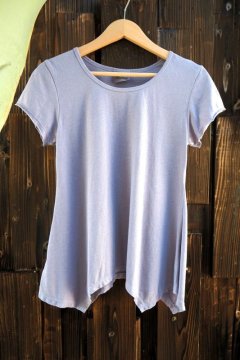 すみれのみ　在庫わずか！*＊Organic Cotton x Hemp アシンメトリーTシャツ ６colors -ukA original-