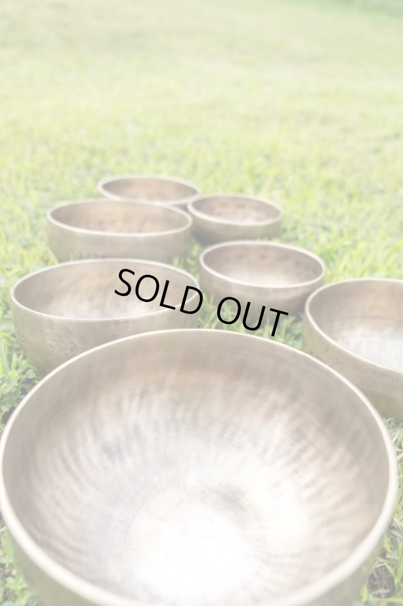 画像7: 希少!プロ演奏用フルムーンボウル7個セット 直筆証明書付き Himalayan sounds 【ブランド直送】 (7)