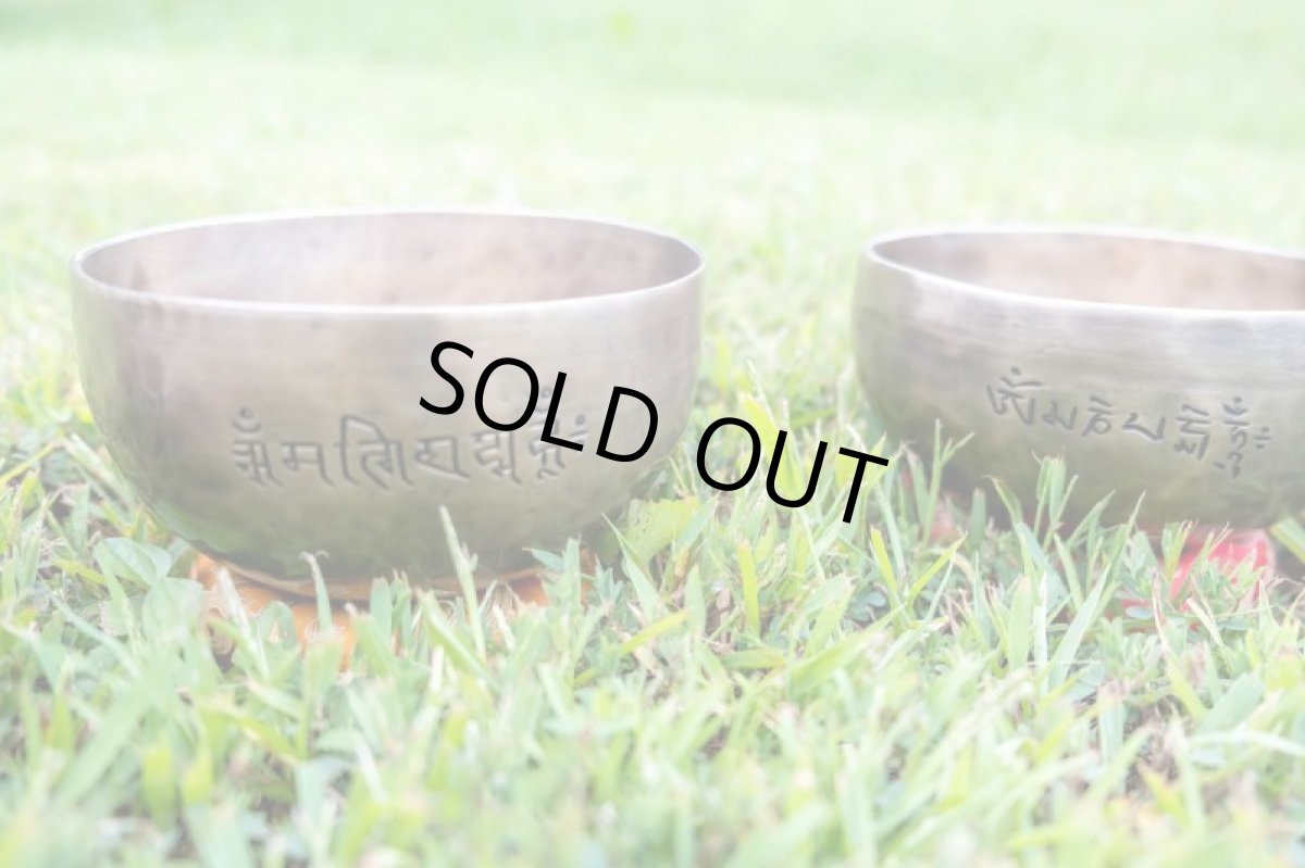 画像15: 希少!プロ演奏用フルムーンボウル7個セット 直筆証明書付き Himalayan sounds 【ブランド直送】 (15)