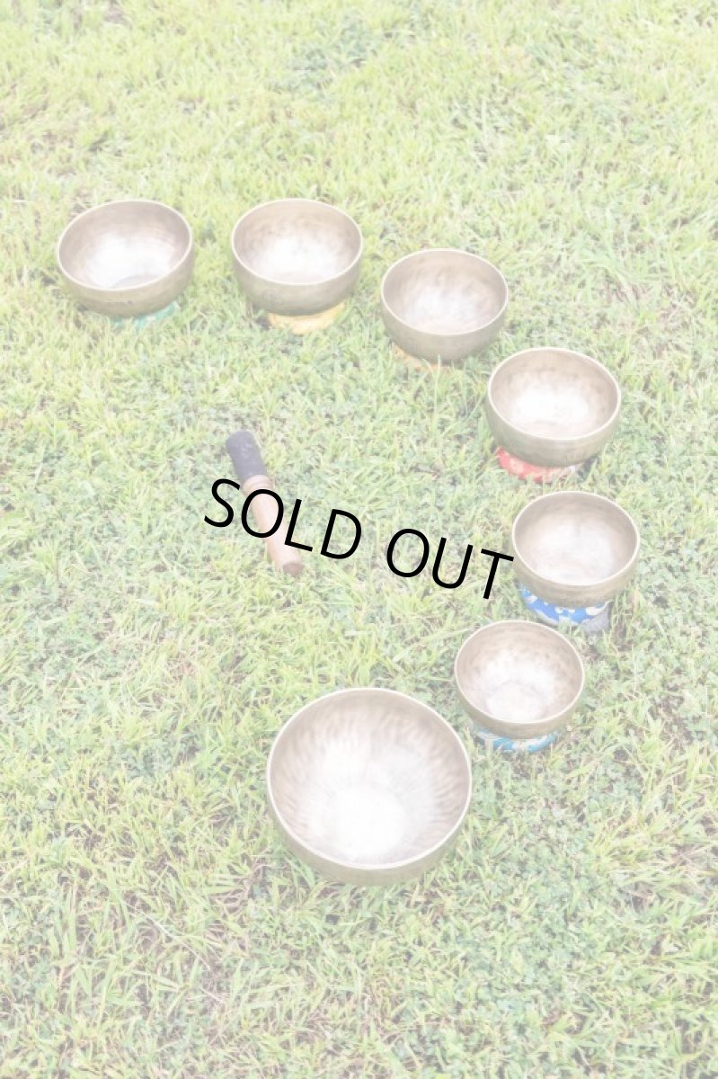 画像4: 希少!プロ演奏用フルムーンボウル7個セット 直筆証明書付き Himalayan sounds 【ブランド直送】 (4)