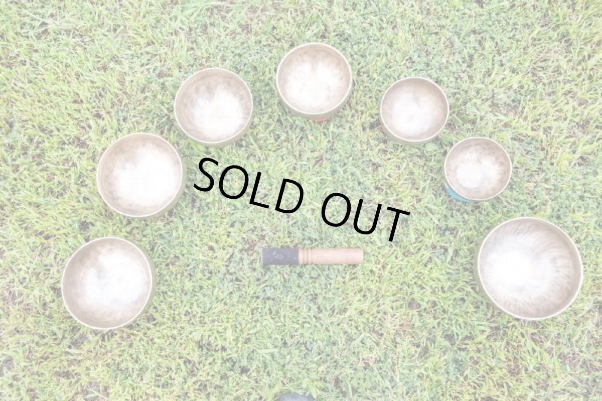 画像5: 希少!プロ演奏用フルムーンボウル7個セット 直筆証明書付き Himalayan sounds 【ブランド直送】 (5)