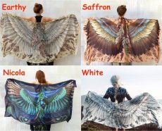 画像3: Wings scarf オーガニックコットン＆シルクカシミヤ　１２カラー　Shovava (3)