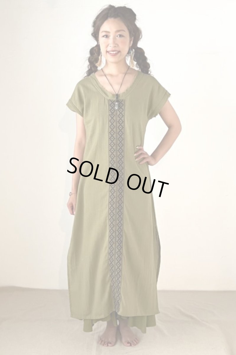 画像5: マサラのみ！50%OFF!!Cotton earth 刺繍　Dress　６カラー　~ukA earth~MANU★！ (5)
