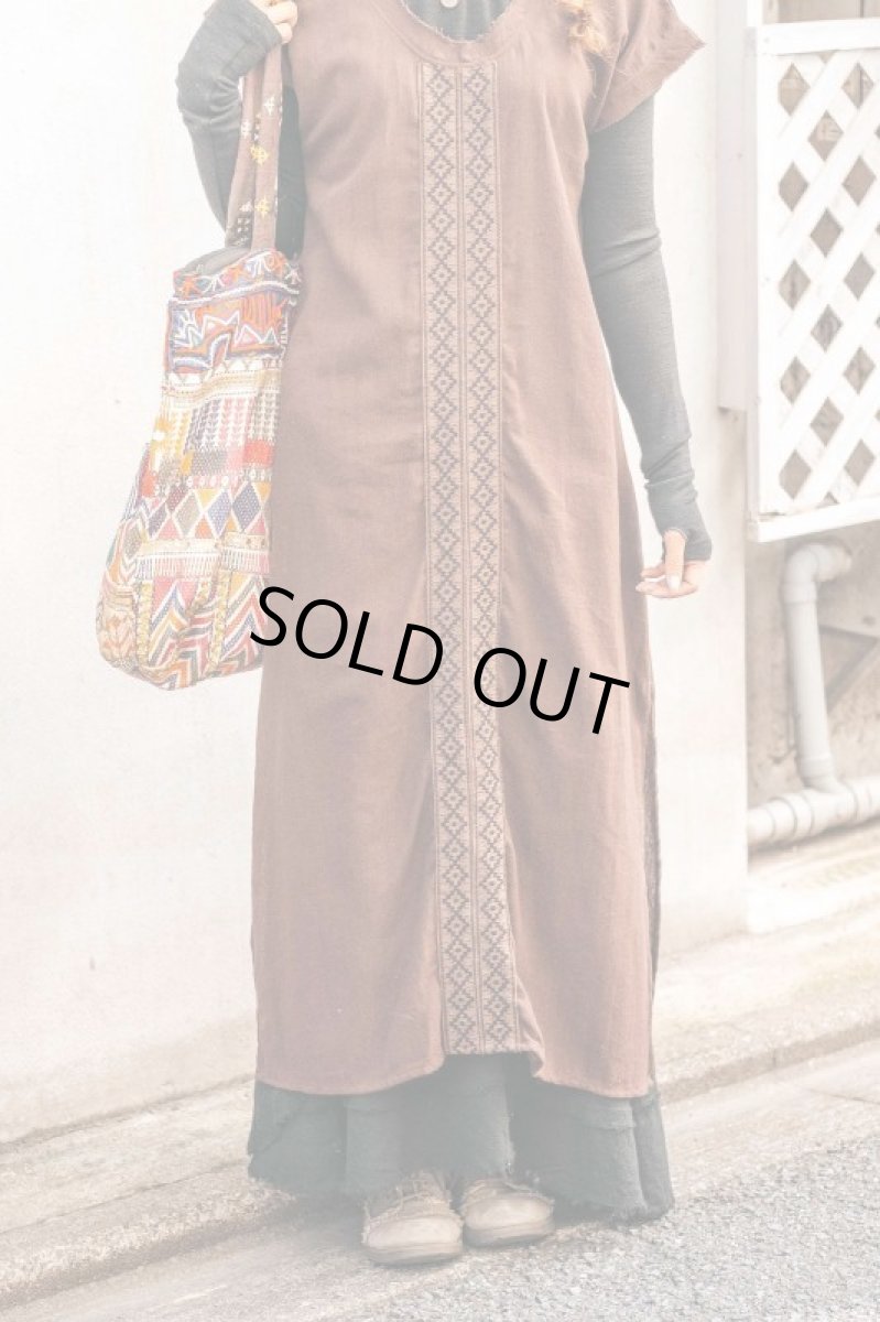 画像10: マサラのみ！50%OFF!!Cotton earth 刺繍　Dress　６カラー　~ukA earth~MANU★！ (10)