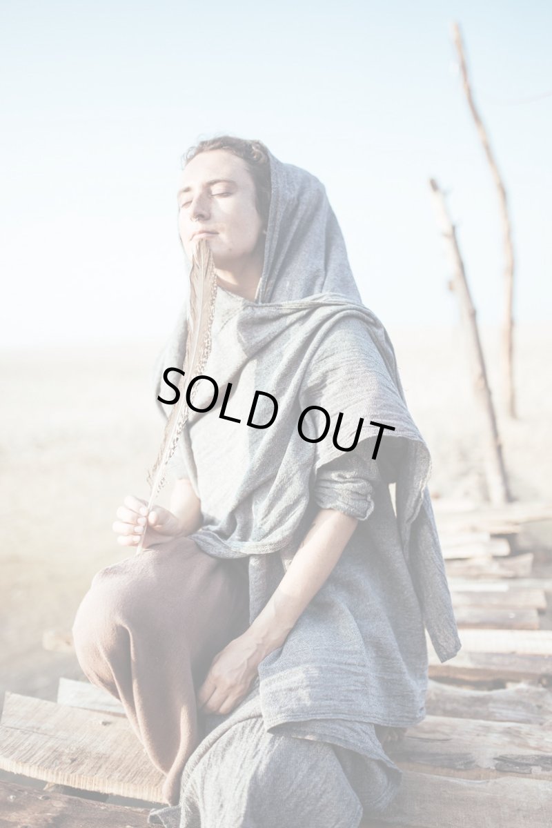 画像21: ブラックのみ　ラスト1！カディ　ローコットンカーディガン　４カラー　Brahmi Crafts (21)