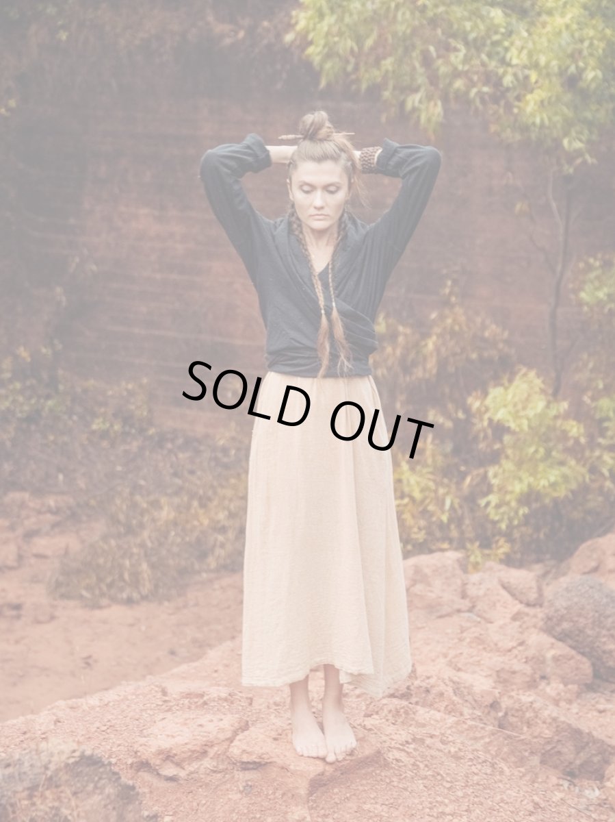 画像19: ブラックのみ　ラスト1！カディ　ローコットンカーディガン　４カラー　Brahmi Crafts (19)