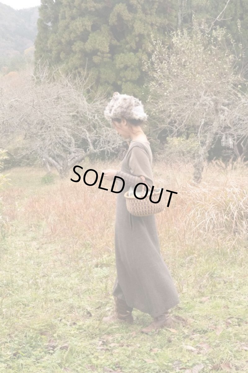 画像13: ブルーのみ　ラスト1！カディ  ローコットン　Open Back Dress with Pockets  ２カラー　Brahmi crafts (13)