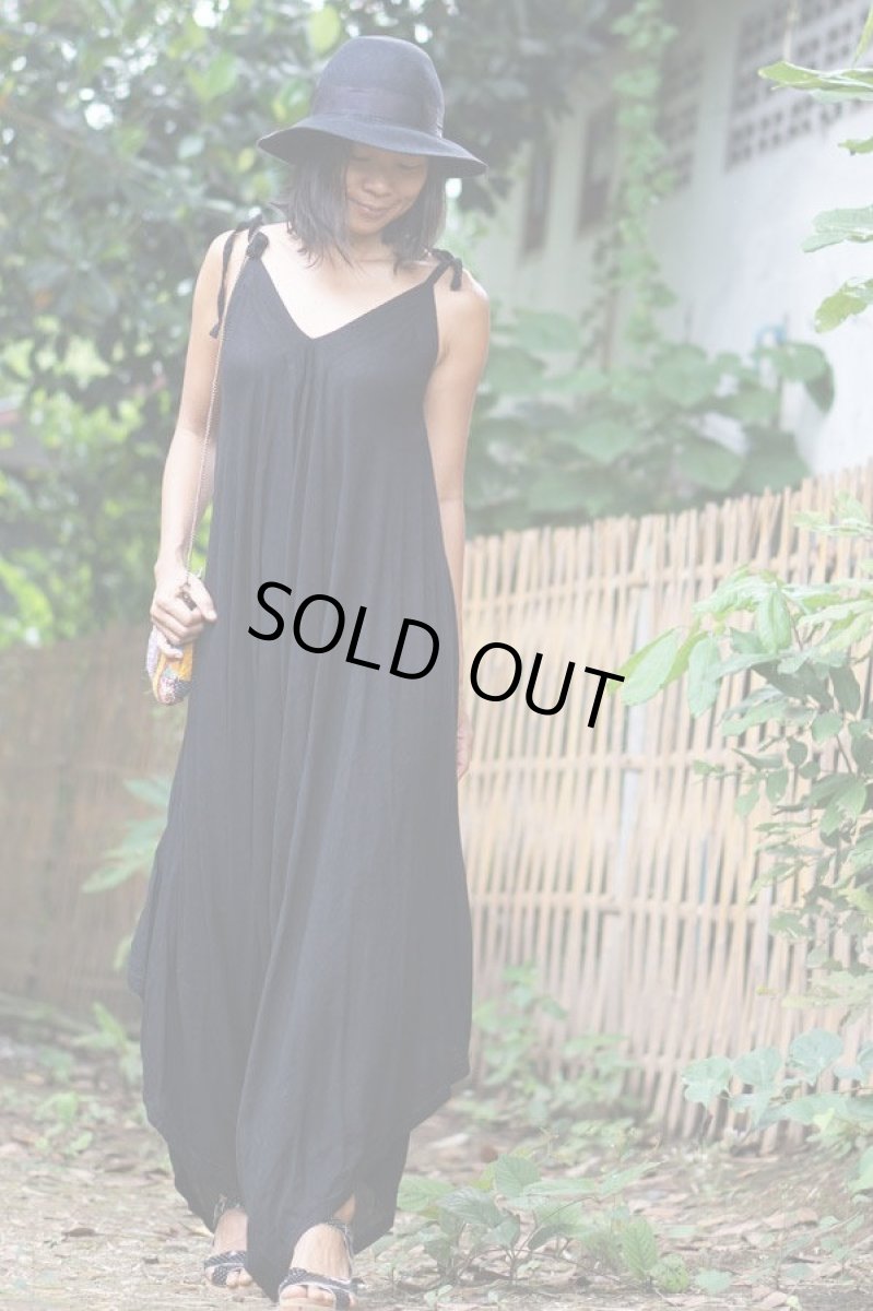 画像11: マサラカラーのみ　ラスト1！40%OFF!!    薄手コットンジャンプスーツ　２カラー２サイズ (11)