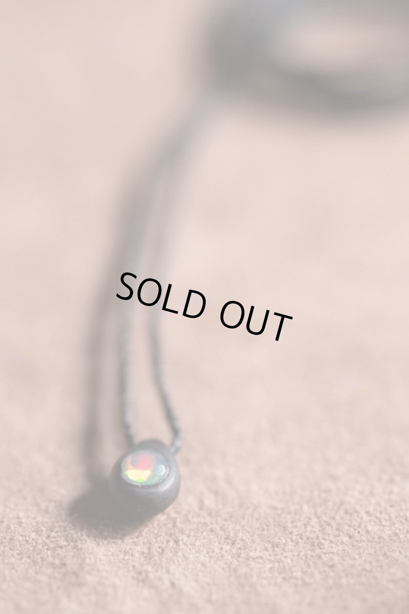 画像28: Dラスト！　琉球黒檀　エチオピアンオパール　小粒ネックレス　５種類　Techura works (28)