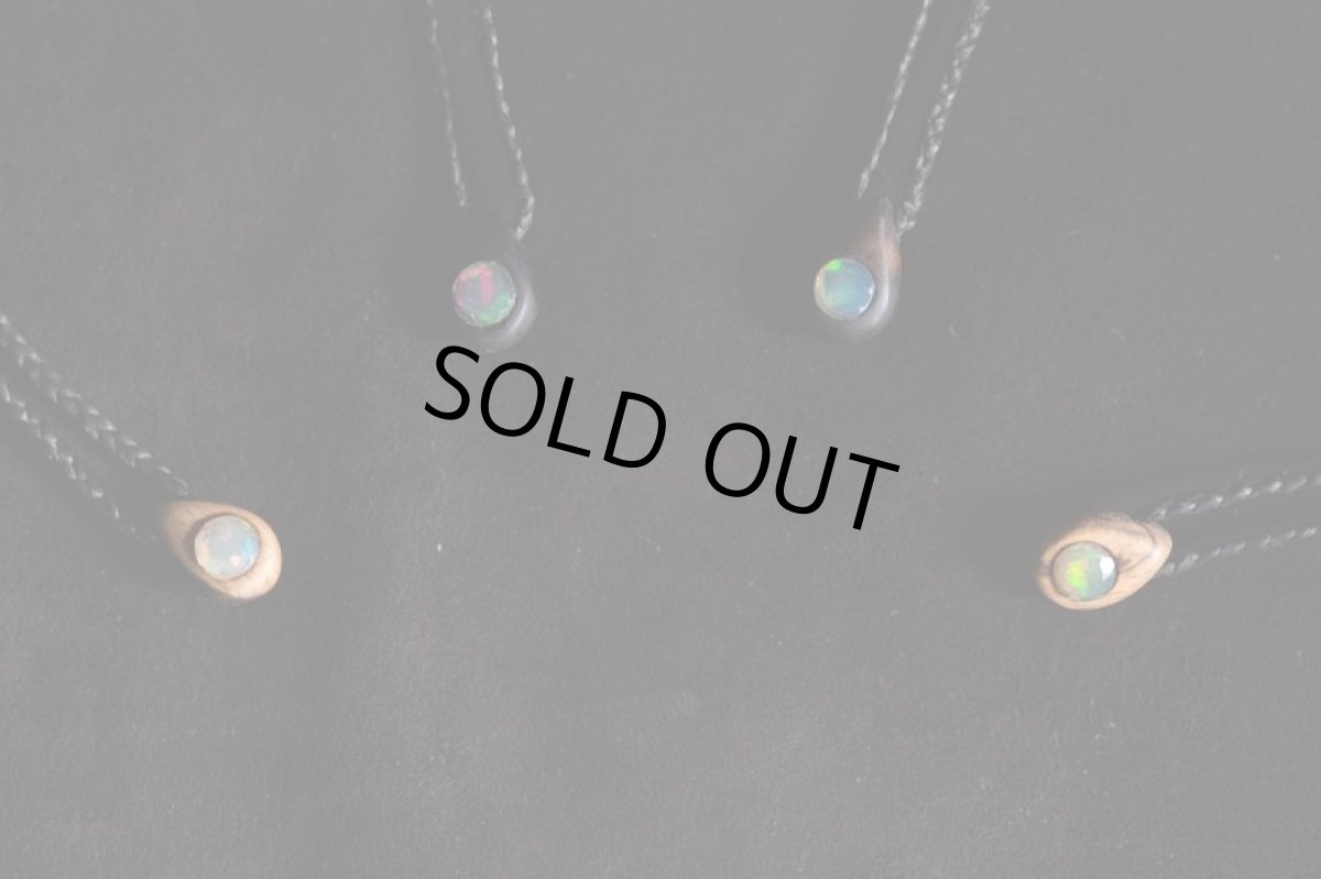 画像5: Dラスト！　琉球黒檀　エチオピアンオパール　小粒ネックレス　５種類　Techura works (5)