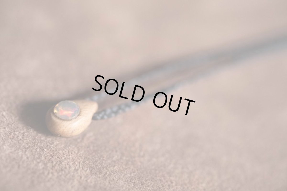 画像23: Dラスト！　琉球黒檀　エチオピアンオパール　小粒ネックレス　５種類　Techura works (23)