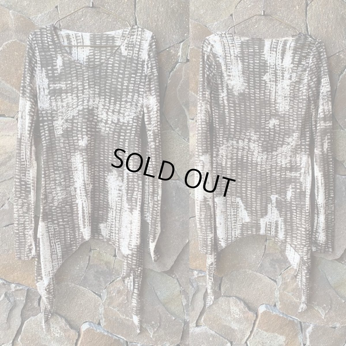 画像2: ラスト1！Butterfly top /Brown mix  XSサイズ　NOMAD WORLD  [直送アイテム] (2)