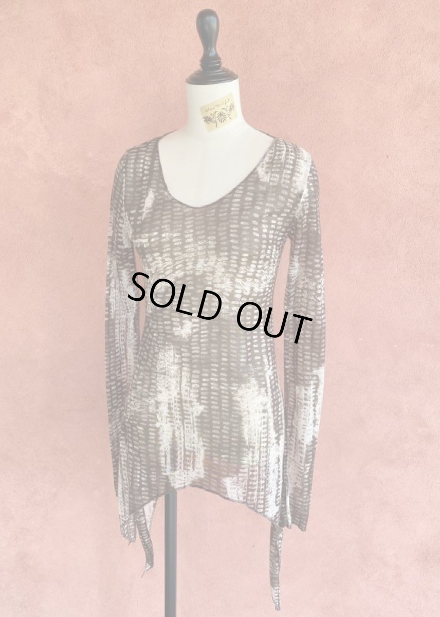 画像1: ラスト1！Butterfly top /Brown mix  XSサイズ　NOMAD WORLD  [直送アイテム] (1)