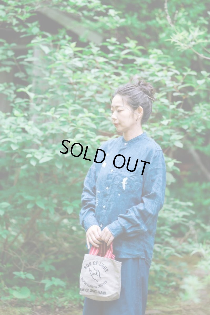 画像3: ラスト1！10%OFF!! ボウルケースにも！son of light ヘンプハートランチバック (3)