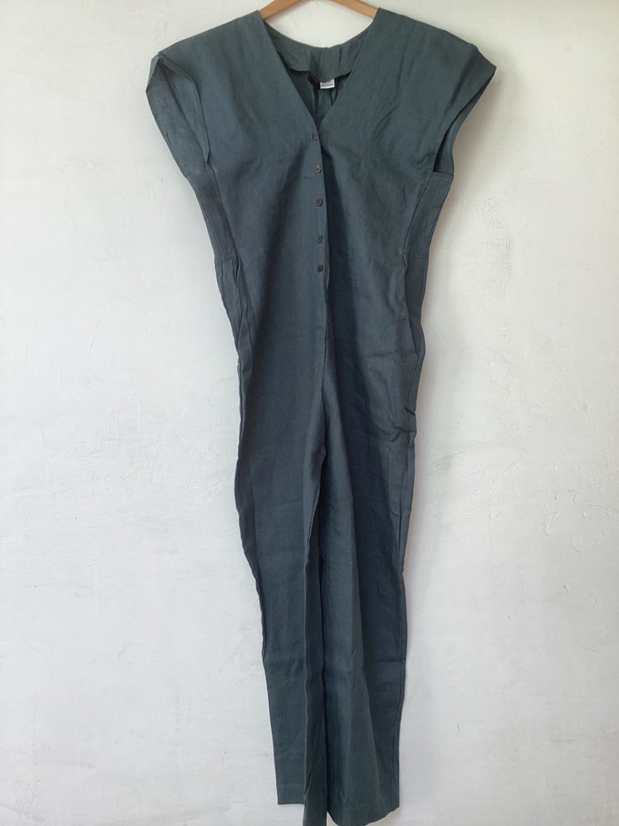 画像13: リネンジャンプスーツ　3カラー　2サイズ　TrishuL  [ブランド直送] (13)