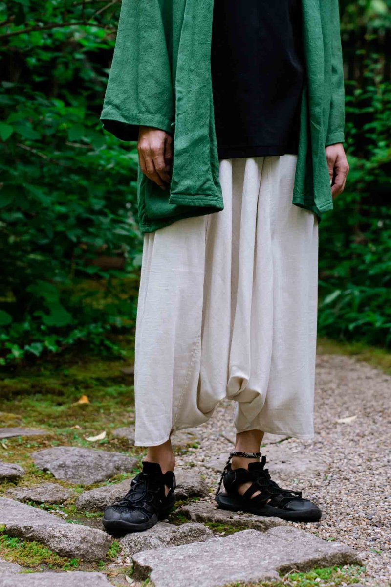 画像2: ユニセックス　リス族手縫いリネンパンツ　3カラー　★SHOKO★ (2)