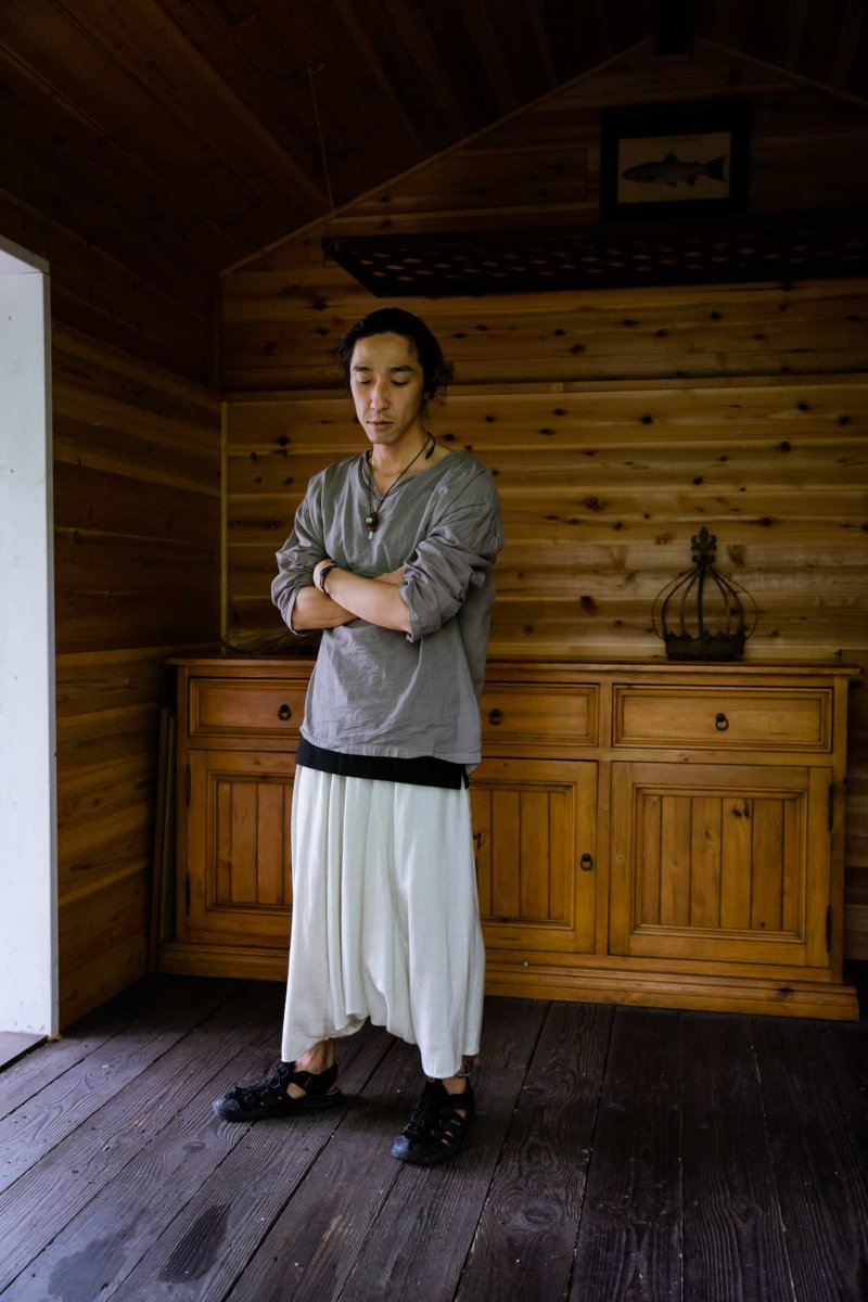 画像12: ユニセックス　リス族手縫いリネンパンツ　3カラー　★SHOKO★ (12)