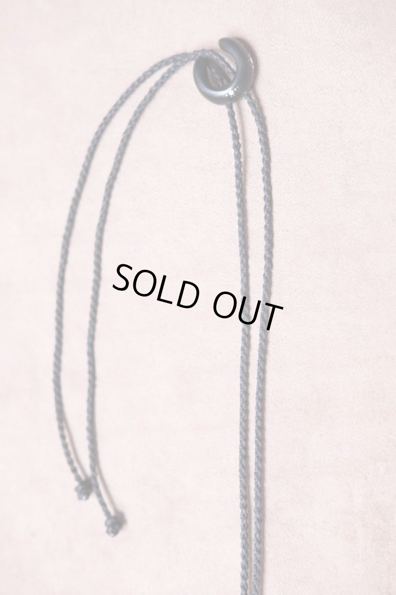 画像16: １点物　水晶原石と黒檀ネックレス　Techura works (16)