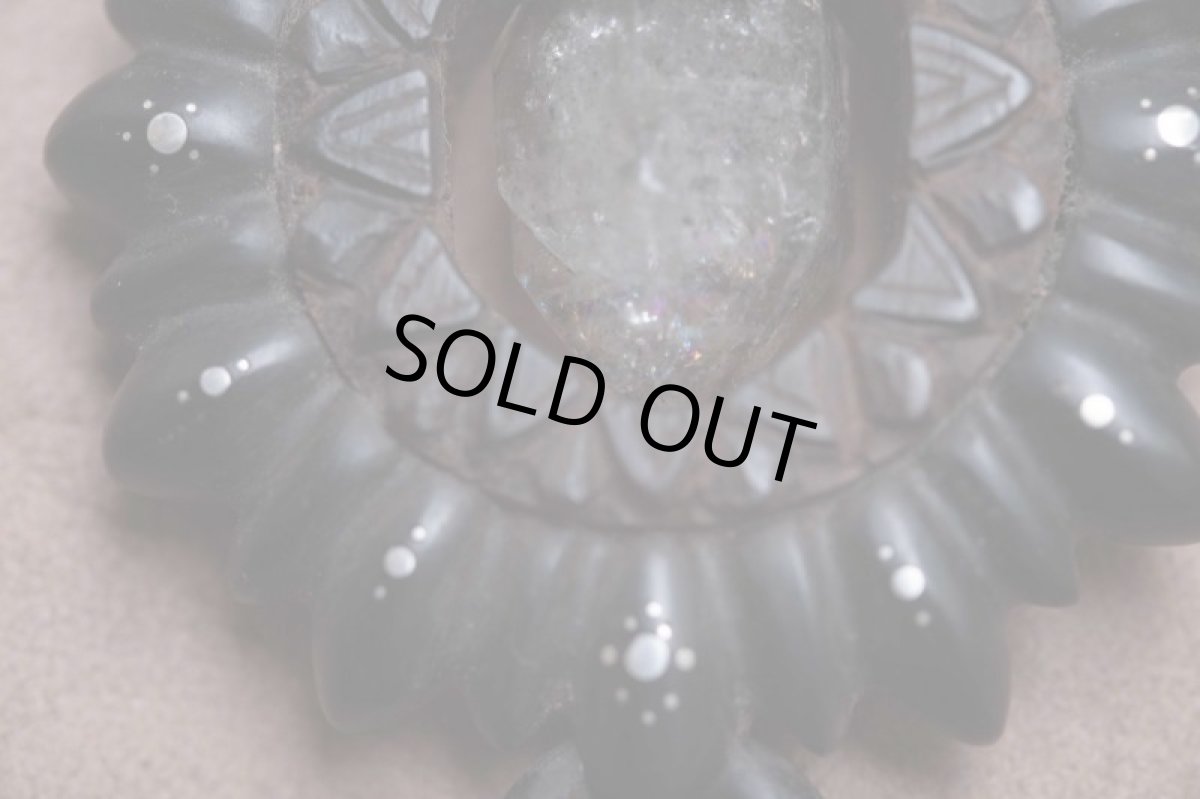 画像21: １点物　水晶原石と黒檀ネックレス　Techura works (21)