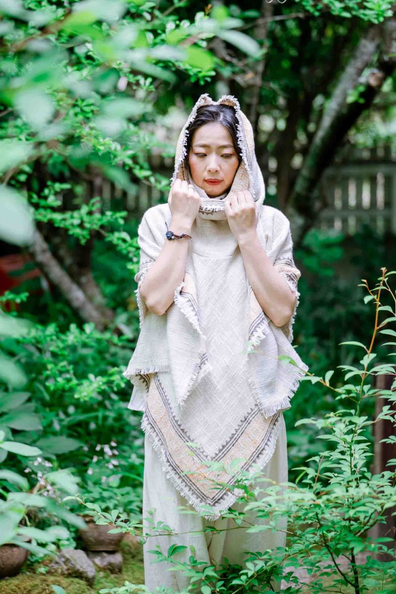 画像3: 10%OFF!!ユニセックス　2WAY フーディーポンチョ　3カラー　MANU (3)