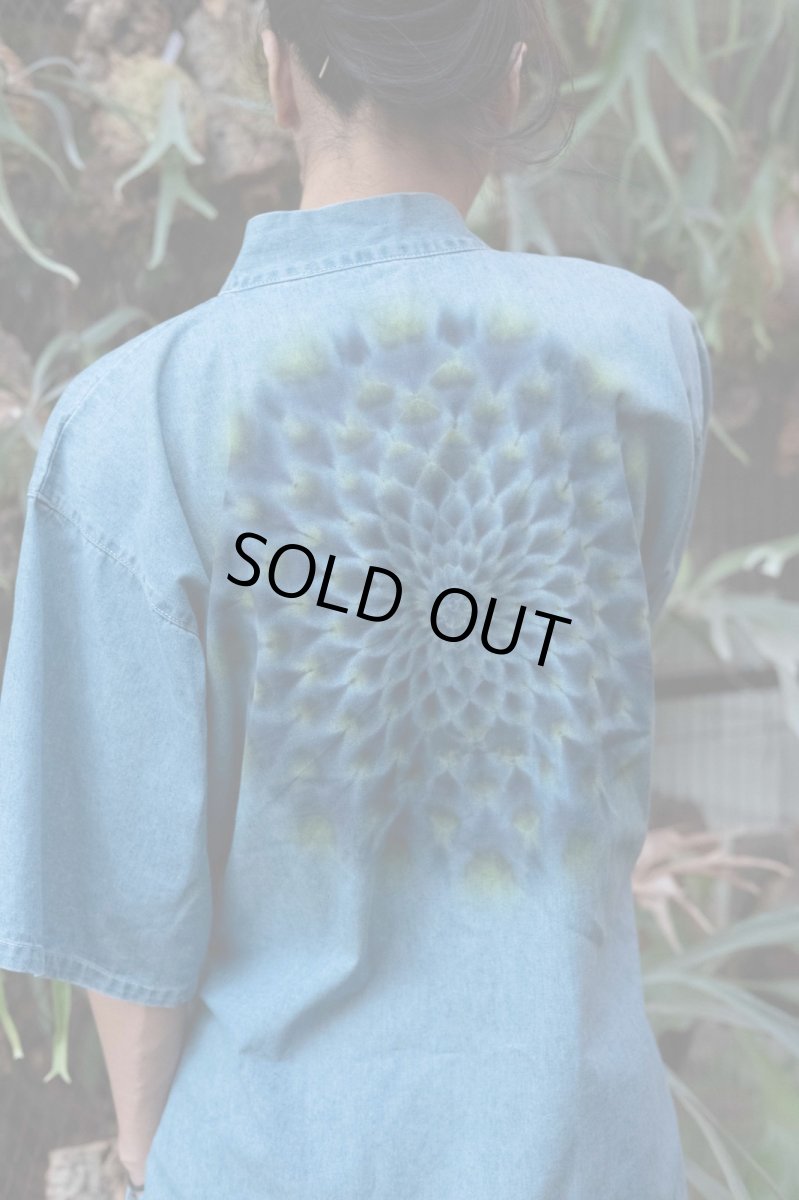 画像5: 1点物　ユニセックス　デニム甚平セット　Yogu×ukAコラボ (5)