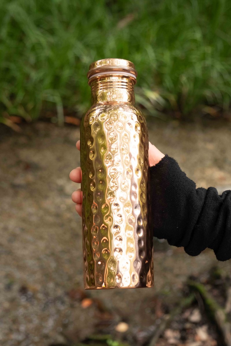 画像3: 750ｍｌ大量再入荷！日々の健康に♪　アーユルヴェーダ 銅製ボトル　抗菌抗ウィルス (3)