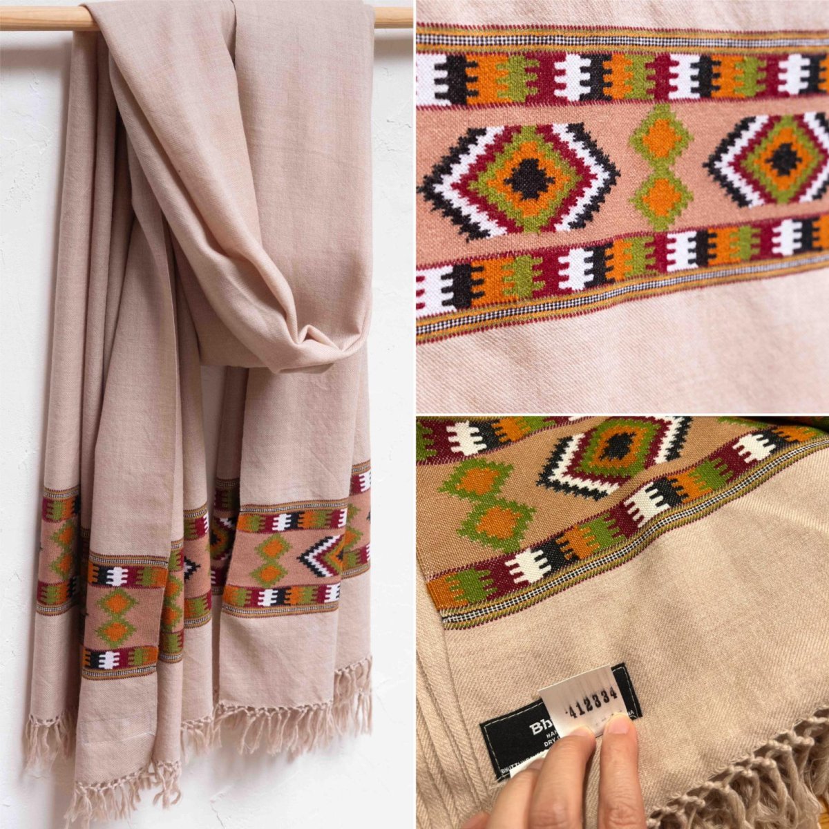 画像30: 在庫僅か！手織り　メリノウール　インドヒマラヤ　クルショール　7種類　 (30)