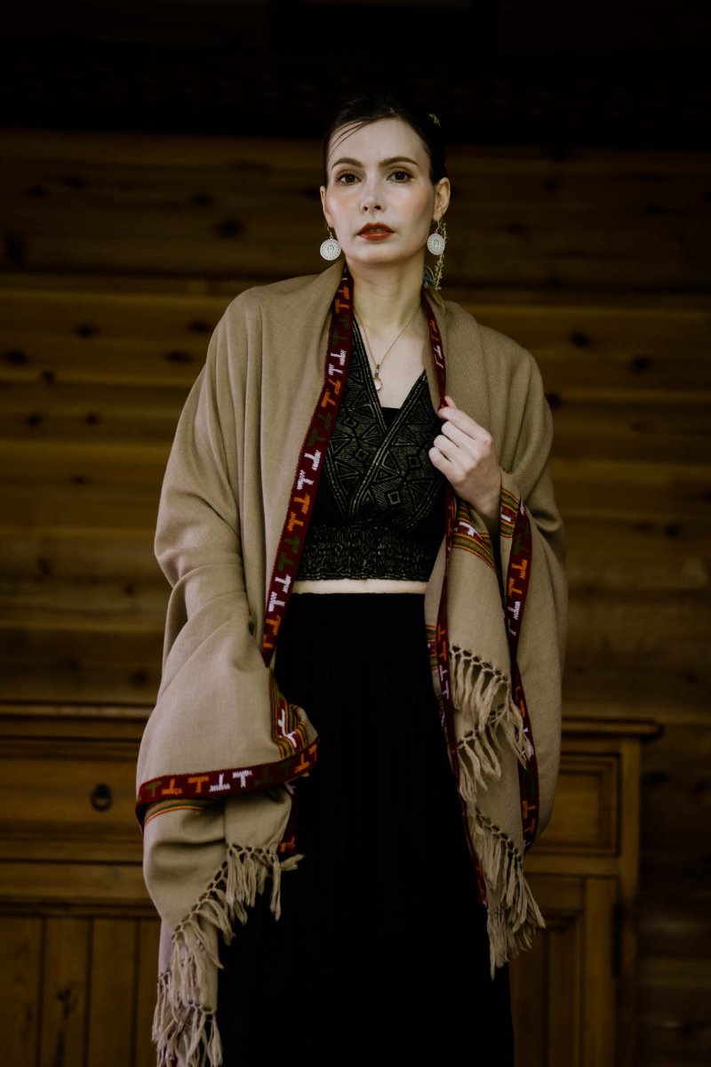 画像16: 在庫僅か！手織り　メリノウール　インドヒマラヤ　クルショール　7種類　 (16)