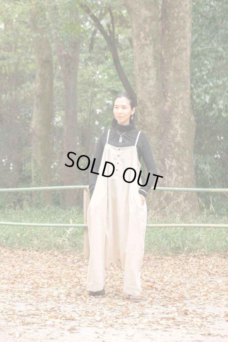 画像7: ラスト１！cotton サルエルサロペット (7)