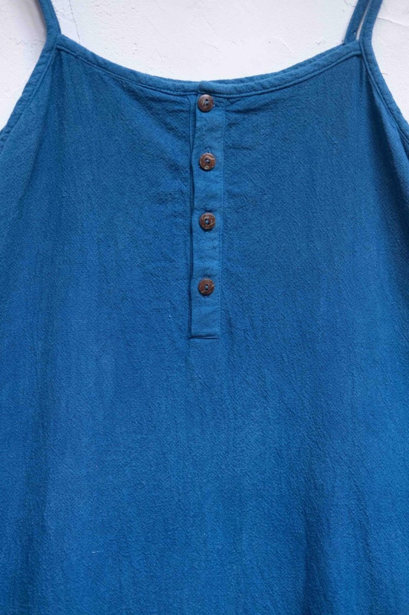 画像5: 各1点物　藍染　グラデーションサロペット　3種類　まんだらや×ukAコラボ (5)