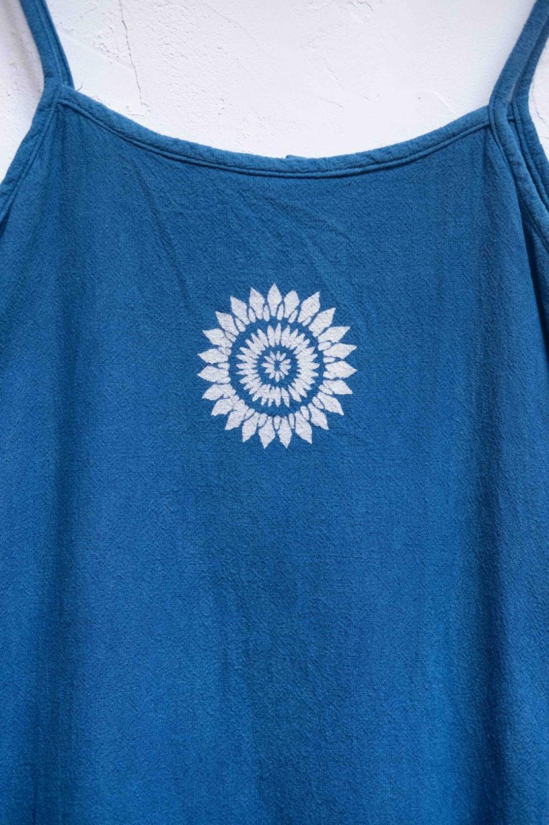 画像6: 各1点物　藍染　グラデーションサロペット　3種類　まんだらや×ukAコラボ (6)