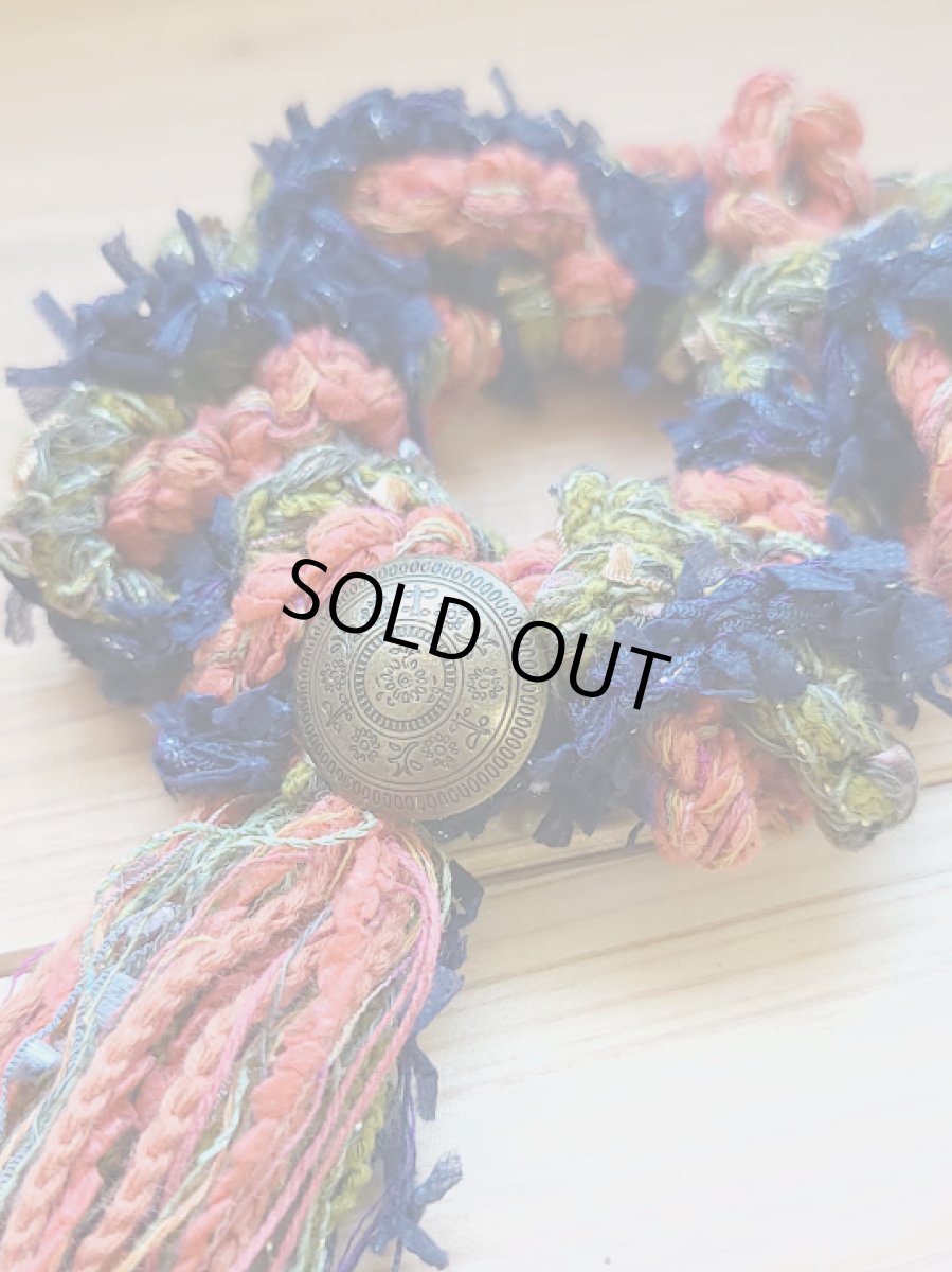 画像18: 各1点もの　シュシュ　ロングまたはショート　6デザイン　Yaaya (18)