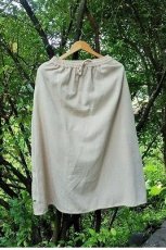 画像5: ヒマラヤヘンプコットン　かなりゆったりワイドなロングスカート　アマヤマ草庵【直送アイテム】 (5)