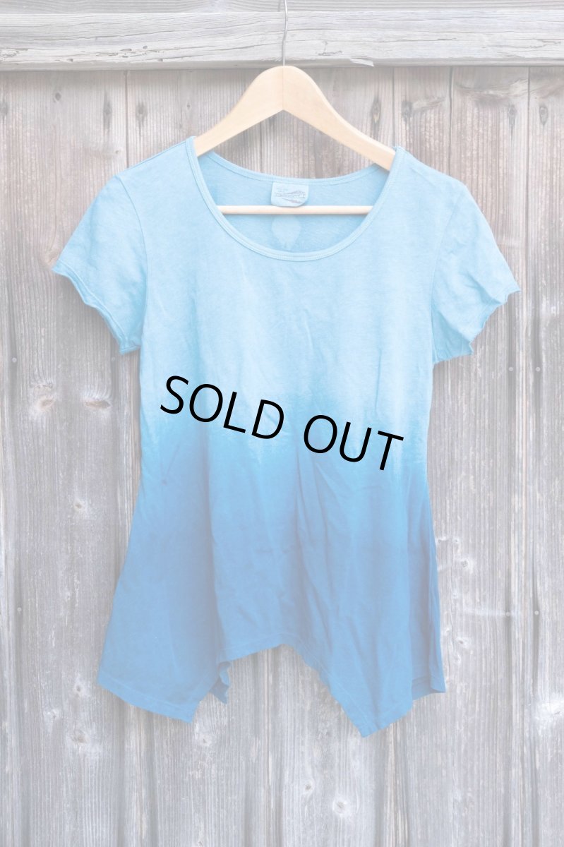 画像16: 型染め　藍染　Wing Tee　Organic Hemp cotton ２種類　ukA x chill no ki　コラボ (16)