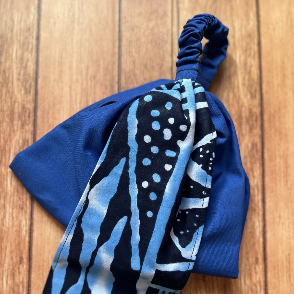 画像17: 新色入荷！アフリカンバティック巻きスカート＆変形ターバン セットアップ　５種類　BAOBAB (17)