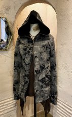 画像1: ND/Foodie PK( Tie-dye Black ) フーディー NOMAD WORLD　[ブランド直送] (1)