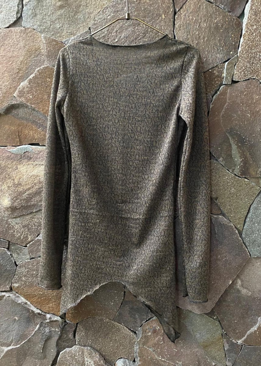 画像3: Asymmetry Long sleeve  ストレッチレース×ウール　2サイズ　NOMAD WORLD  [ブランド直送] (3)