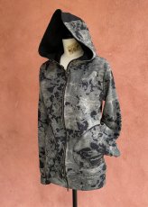 画像2: ND/Foodie PK( Tie-dye Black ) フーディー NOMAD WORLD　[ブランド直送] (2)