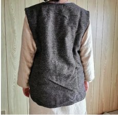 画像2: ヤクウール　プルオーバーベスト　アマヤマ草庵　[ブランド直送] (2)