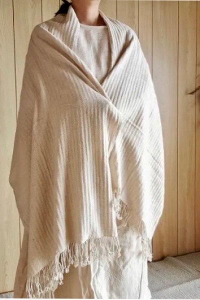 画像2: ヤクウール　プルオーバーベスト　アマヤマ草庵　[ブランド直送]