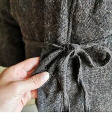 画像13: ユニセックス　ヤクウール　羽織り　アマヤマ草庵　[ブランド直送] (13)