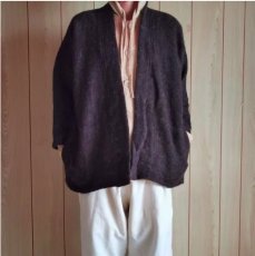 画像10: ユニセックス　ヤクウール　羽織り　アマヤマ草庵　[ブランド直送] (10)