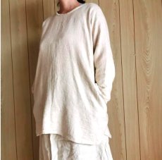 画像2: 手織りワイルドヘンプコットン　チュニック　アマヤマ草庵　[ブランド直送] (2)